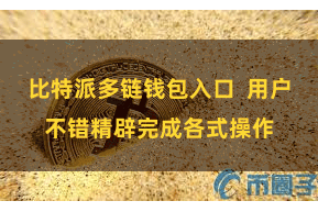 比特派多链钱包入口  用户不错精辟完成各式操作